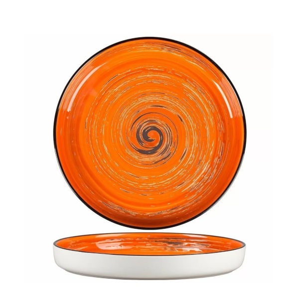 Тарелка с бортом Texture Orange Circular 23×3 см P.L. Proff Cuisine